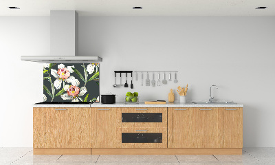 Keuken achterwand Bloemenpatroon