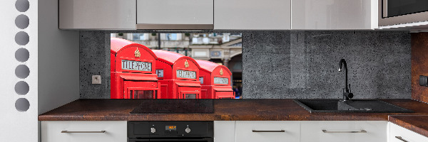 Keuken achterwand Openbare telefoon