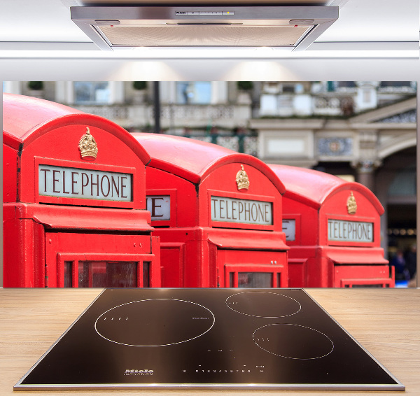 Keuken achterwand Openbare telefoon
