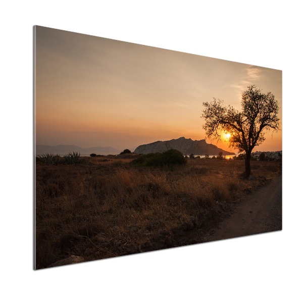 Achterwand keuken Zonsondergang