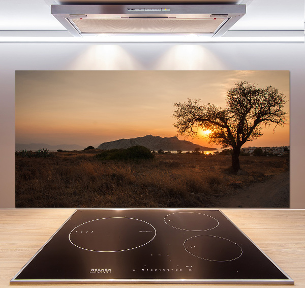 Achterwand keuken Zonsondergang