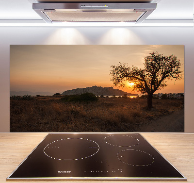 Achterwand keuken Zonsondergang