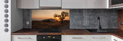 Achterwand keuken Zonsondergang