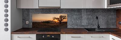 Achterwand keuken Zonsondergang