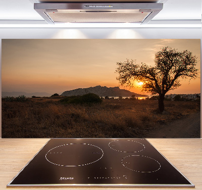 Achterwand keuken Zonsondergang