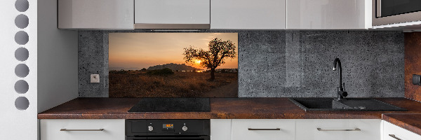 Achterwand keuken Zonsondergang