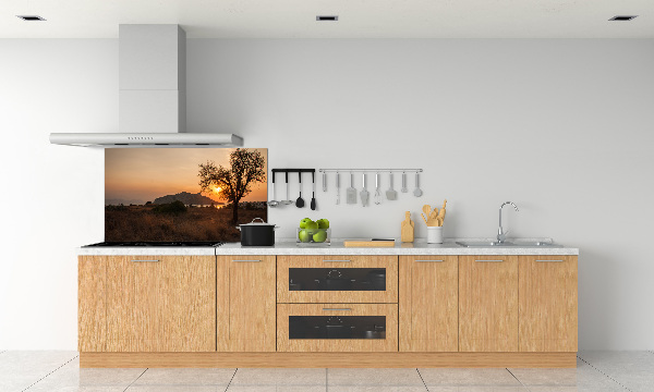 Achterwand keuken Zonsondergang