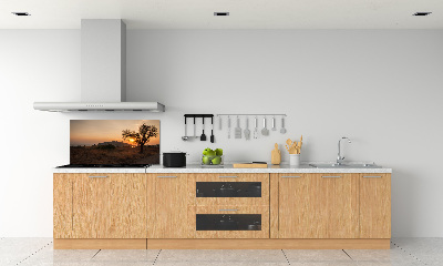 Achterwand keuken Zonsondergang