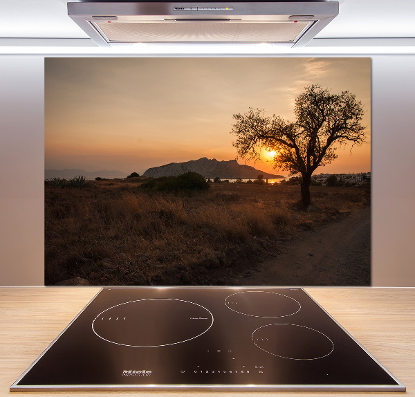 Achterwand keuken Zonsondergang