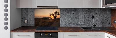 Achterwand keuken Zonsondergang