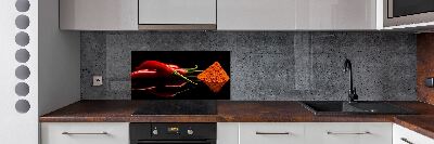 Keuken achterwand Chili en cayennepeper