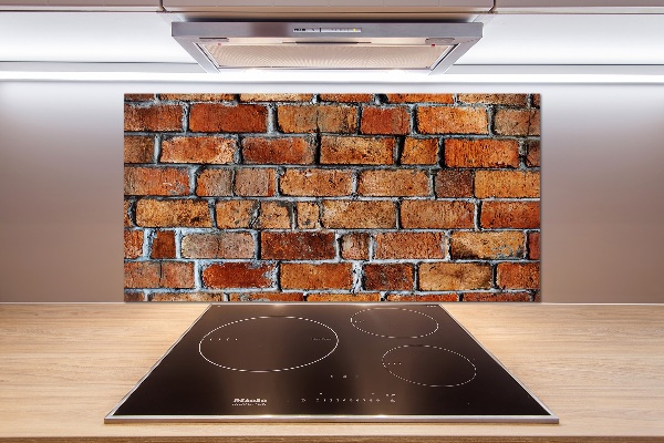 Achterwand keuken Bakstenen muur