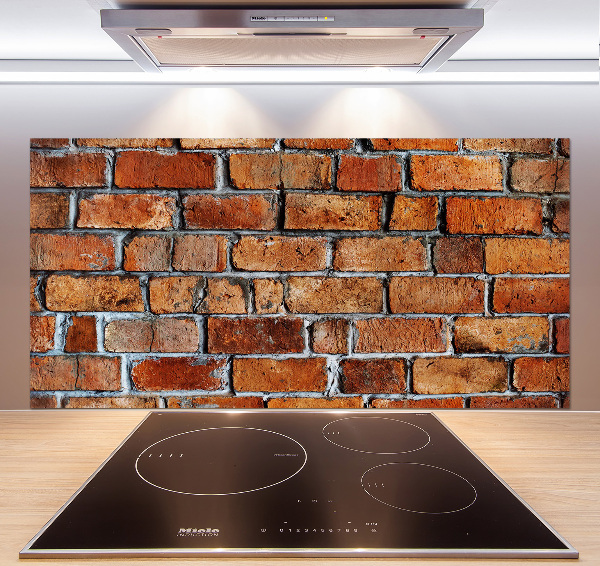 Achterwand keuken Bakstenen muur