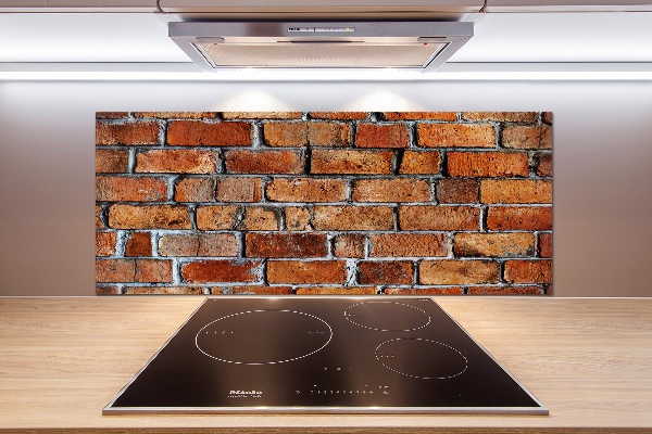 Achterwand keuken Bakstenen muur