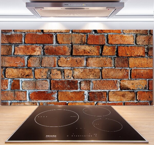 Achterwand keuken Bakstenen muur