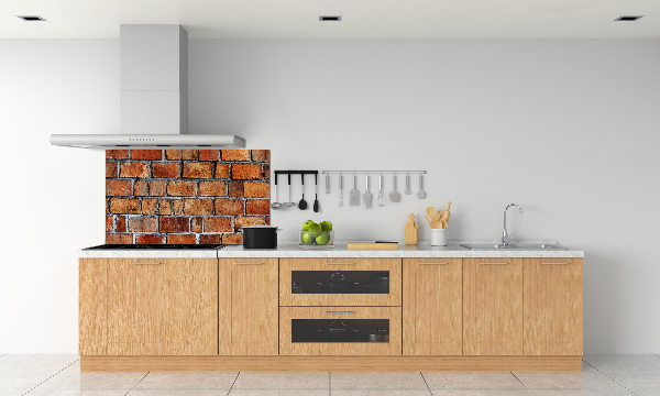 Achterwand keuken Bakstenen muur