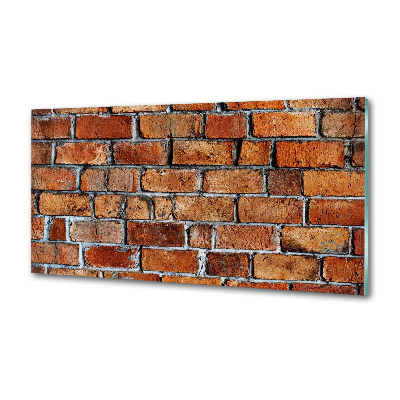 Achterwand keuken Bakstenen muur