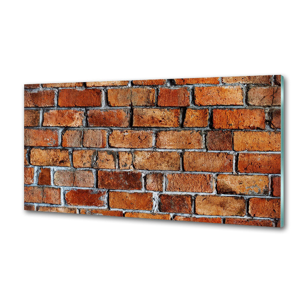 Achterwand keuken Bakstenen muur