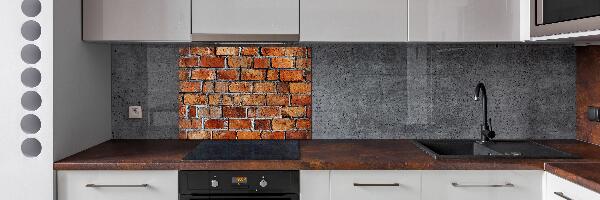 Achterwand keuken Bakstenen muur