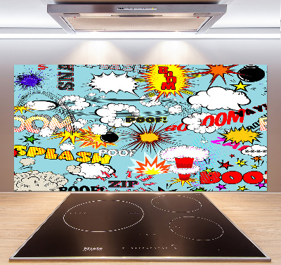 Spatplaat keuken strips