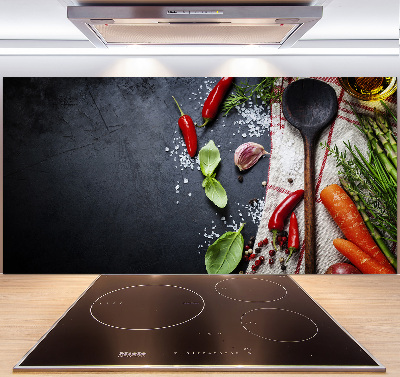 Panel między meble w kuchni Składniki