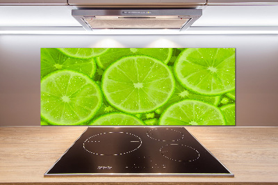 Panel szklany do kuchni Limonki