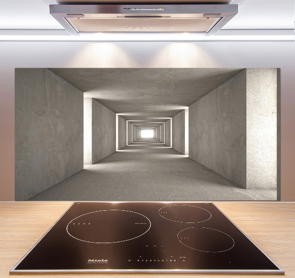 Keuken achterwand Betonnen tunnel