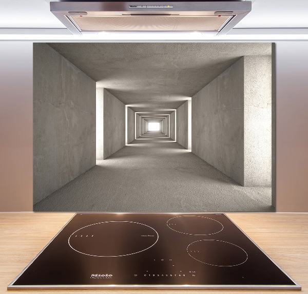 Keuken achterwand Betonnen tunnel