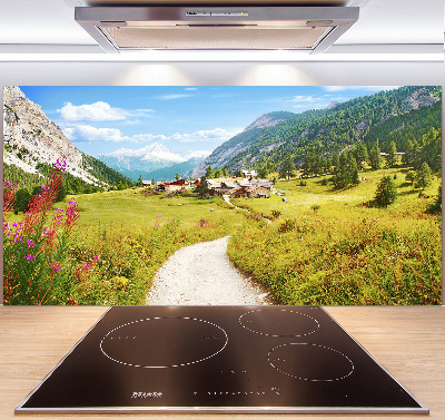 Panel do kuchni Pastwisko w Alpach