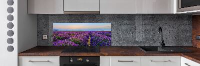 Keuken achterwand Lavendelveld