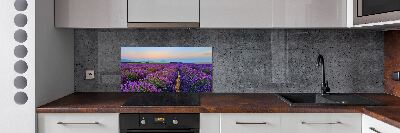 Keuken achterwand Lavendelveld