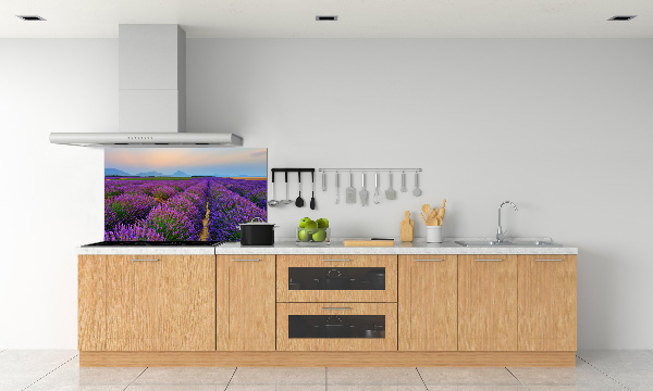 Keuken achterwand Lavendelveld