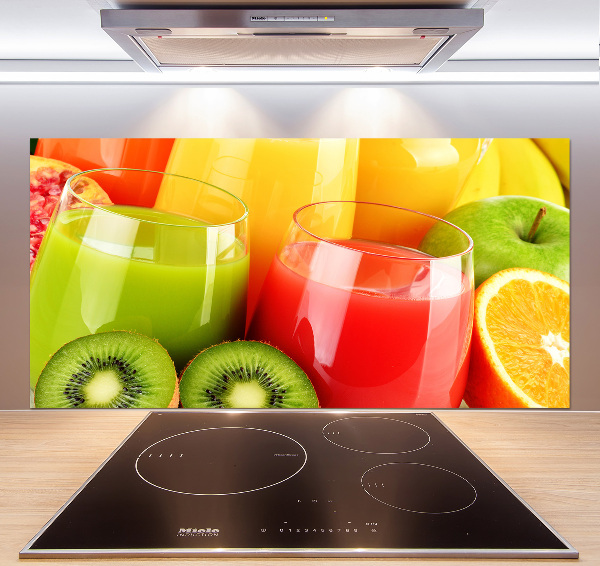 Spatscherm keuken Vruchtensappen