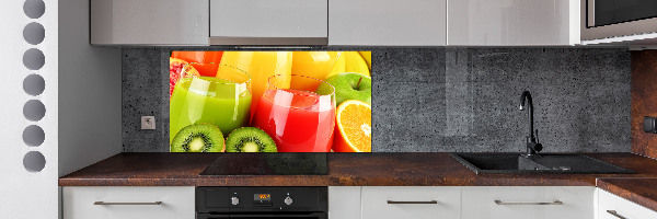 Spatscherm keuken Vruchtensappen