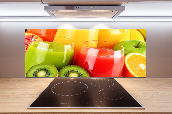 Spatscherm keuken Vruchtensappen