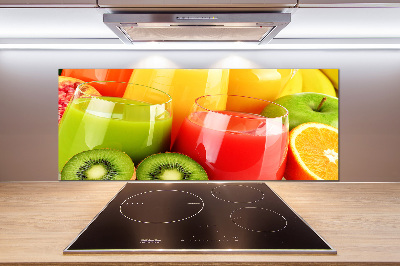 Spatscherm keuken Vruchtensappen