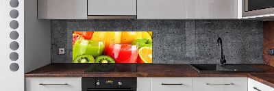 Spatscherm keuken Vruchtensappen