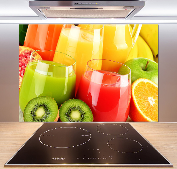 Spatscherm keuken Vruchtensappen