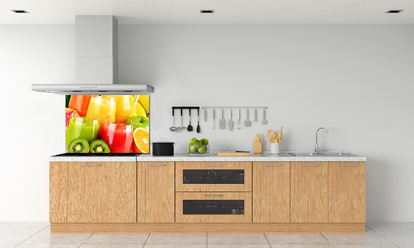 Spatscherm keuken Vruchtensappen