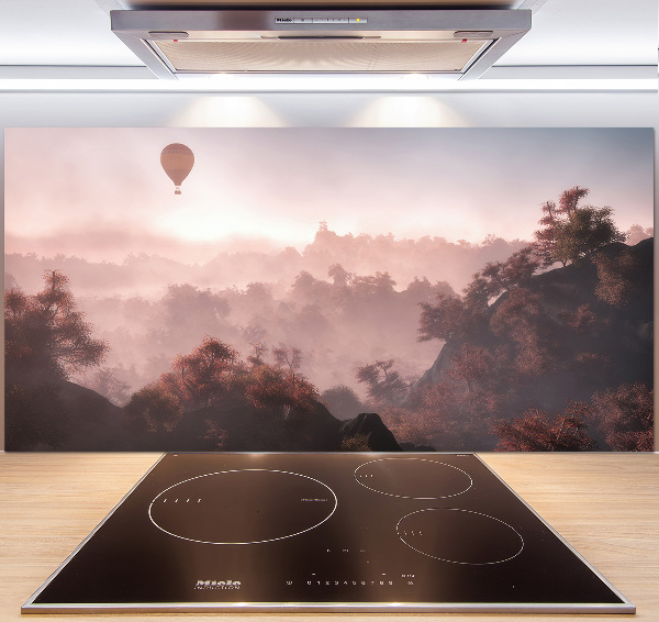 Panel do kuchni Balon nad lasem