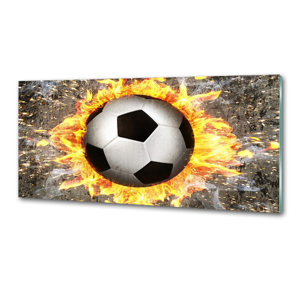 Panel do kuchni Płonąca piła nożna