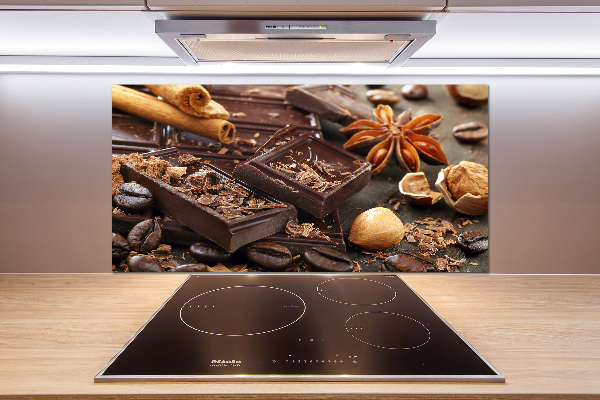 Spatplaat keuken Chocolade