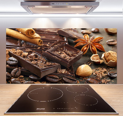 Spatplaat keuken Chocolade
