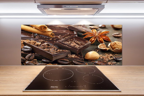 Spatplaat keuken Chocolade