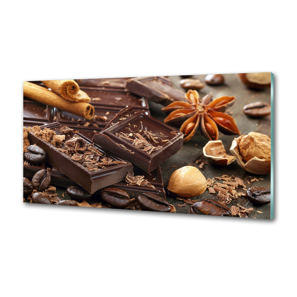Spatplaat keuken Chocolade