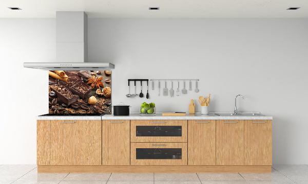 Spatplaat keuken Chocolade