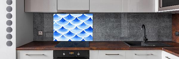 Spatscherm keuken Visschubben