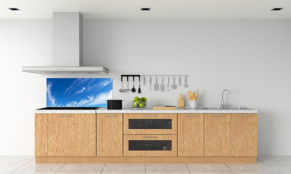 Achterwand keuken Blauwe lucht