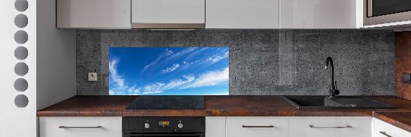 Achterwand keuken Blauwe lucht