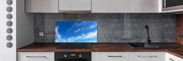 Achterwand keuken Blauwe lucht